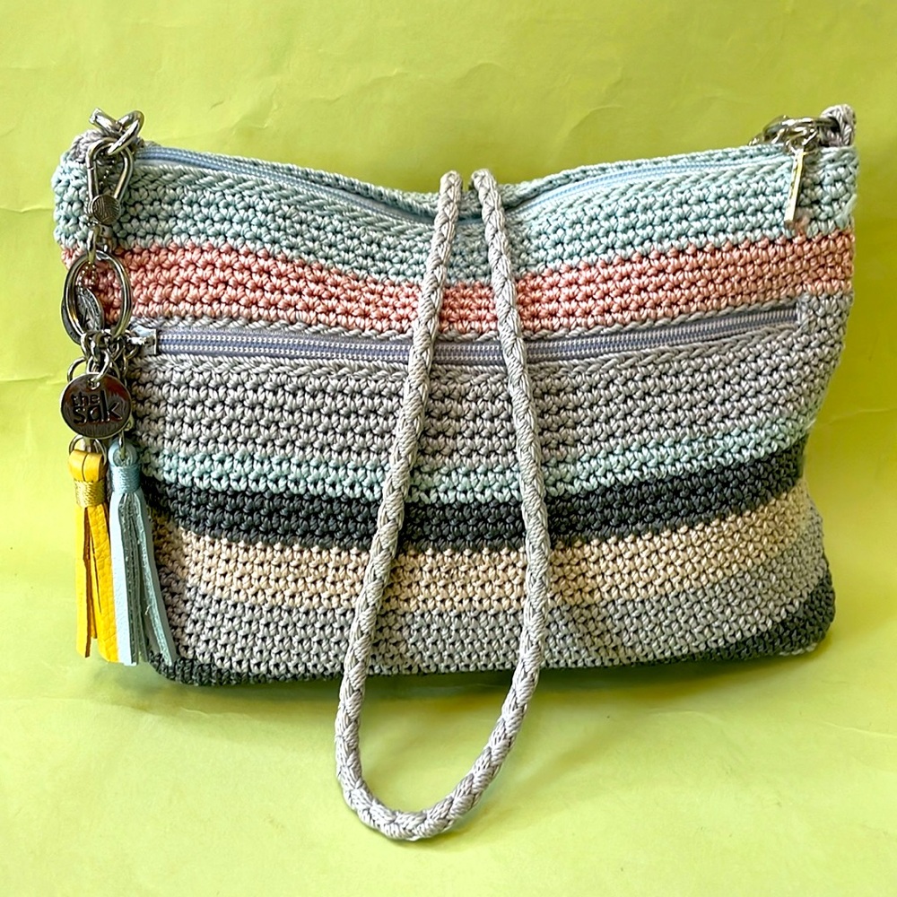 Multicolored The SAK crochet crossbody bag